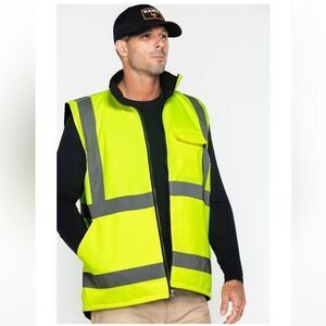 Men's Hawx Reversible Reflective Work Vest